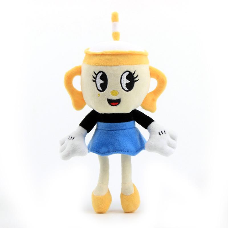 Game Cuphead Plush Toy Mugman Chalice Plushie Boss Ghost King Dice Stuffed Animal Soft Doll PIllow Gift Kids Children Birthday