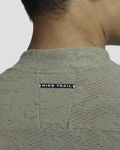 Nike Trail Solid Color Half-Zip Stand Collar Long Sleeve T-Shirt FB7536-053