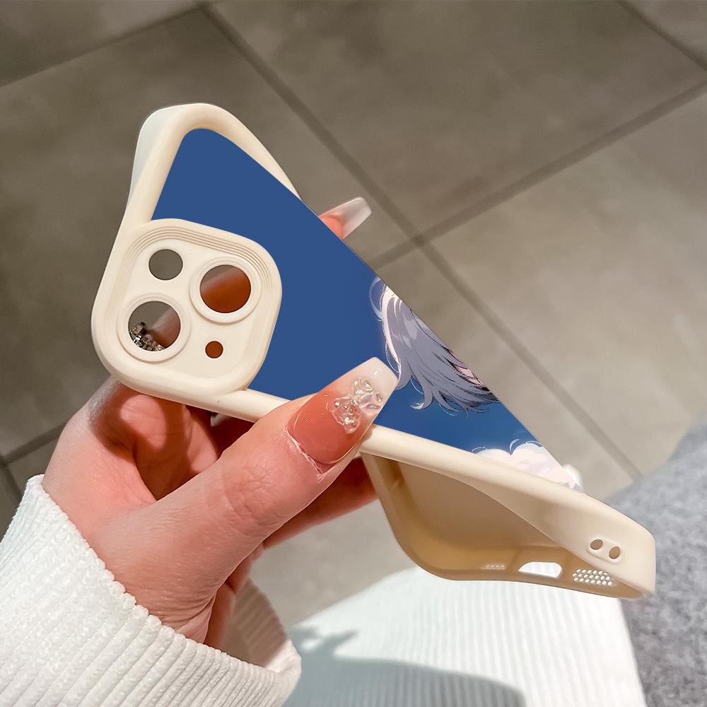 Myk silikon firkantet stige utskriftsmønster Telefondeksel Helt deksel Kamera Støtsikker beskyttelse Gummideksel for Xiaomi Redmi