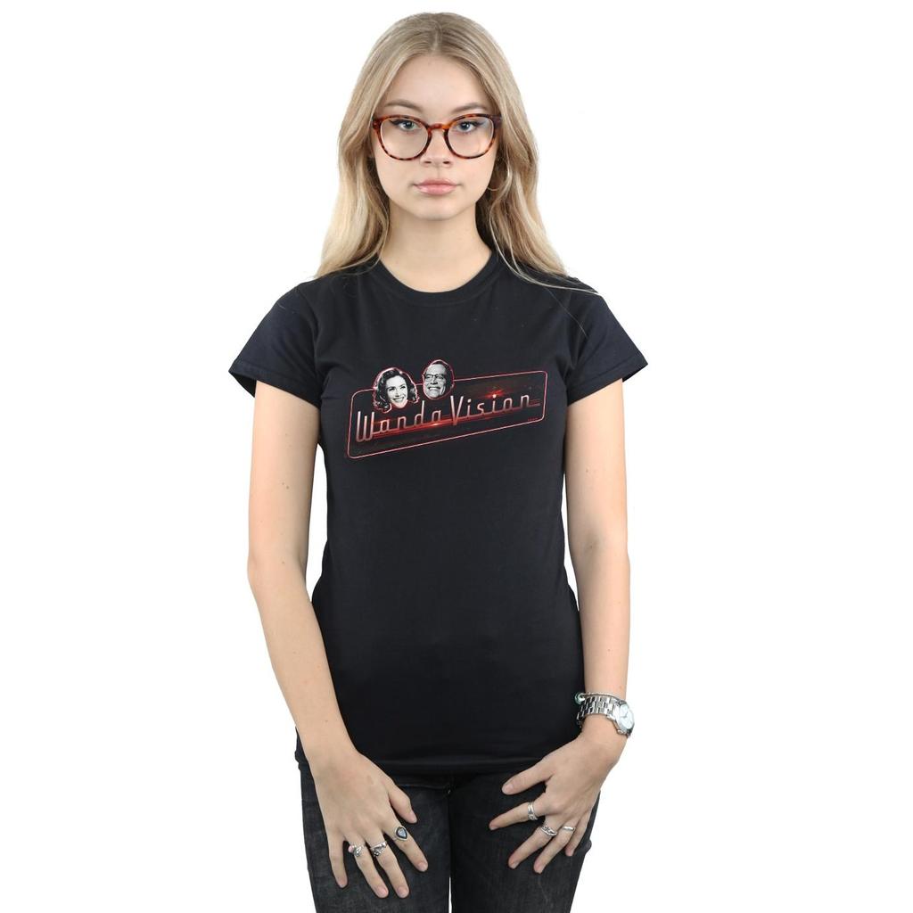 Marvel Womens/Ladies WandaVision Smiles Cotton T-Shirt