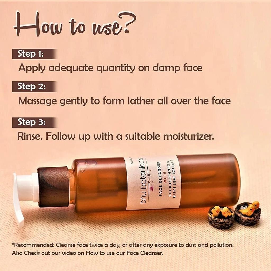 Bhu Botanicals Face Cleanser For All Skin Types 100ml