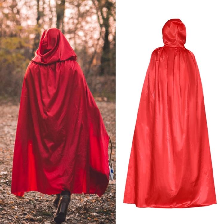 Hooded Robe Cloak Halloween Hooded Cloak Long Cape Halloween Christmas Cape Costumes 80cm/120cm/150cm