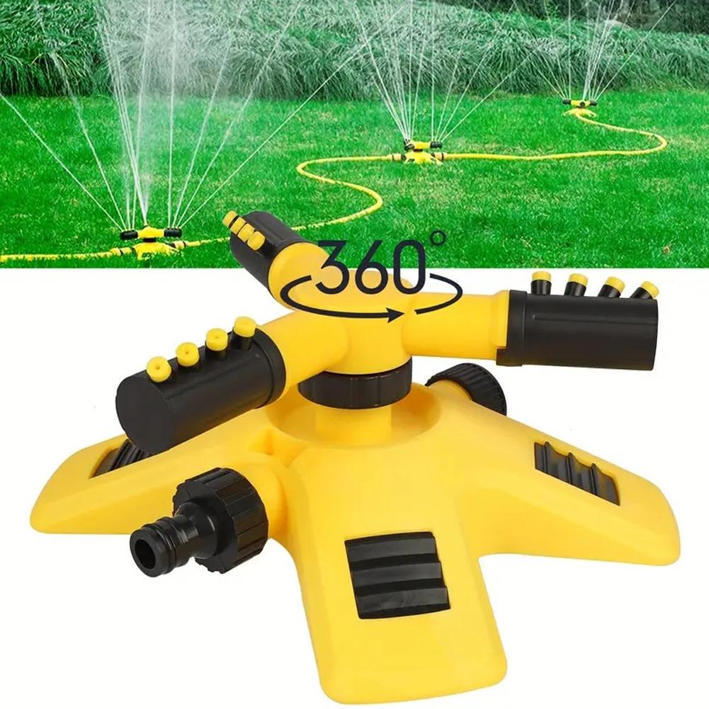 360 Degree Automatic Rotating Garden Lawn Sprinkler Yard Garden Large Area Coverage Water Sprinkler Irrigation Water Sprayer