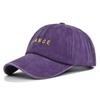 Duck Tongue Hat Chance Letter Embroidered Baseball Hat Washed Old Sun Visor Hat