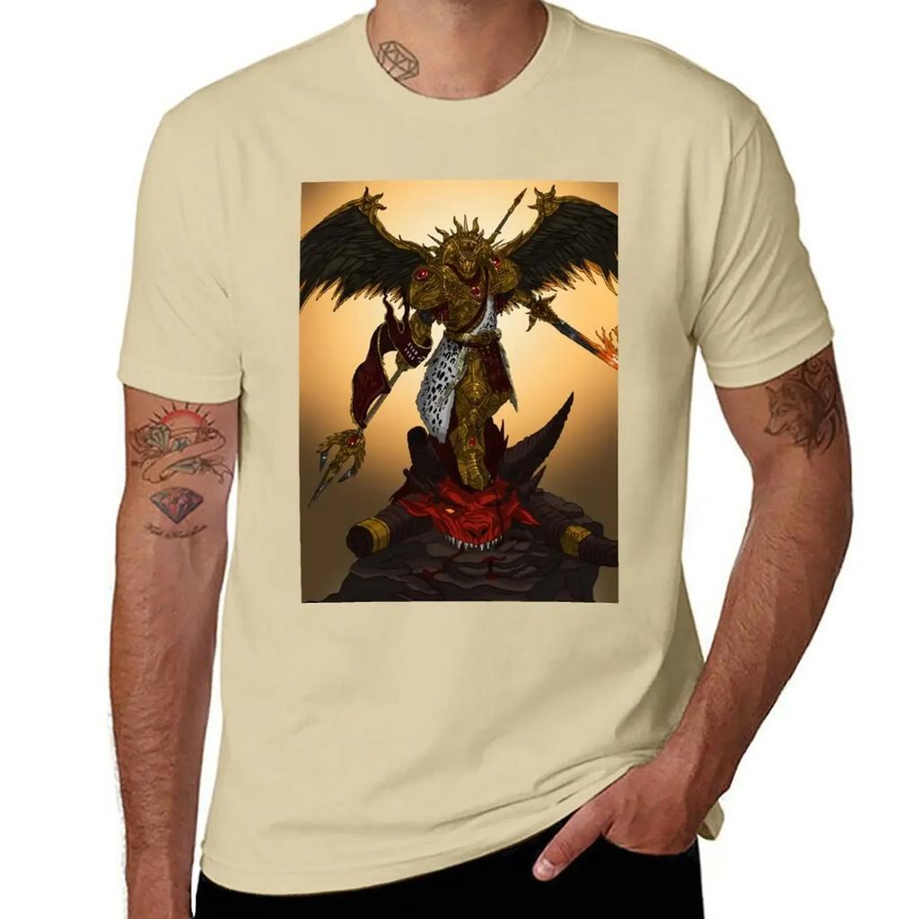 Sanguinius: Primarch of the Blood Angels T-Shirt animal print shirt for boys quick drying t-shirt graphic t shirts