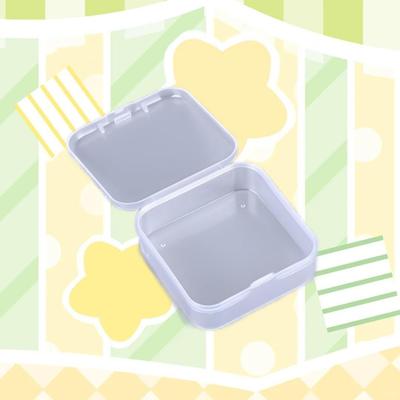 Square Transparent Plastic Box for Card and Jewelry Storage