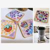 DIY Mixed Colors Children Mosaic  Succulent Pot Tray Mosaic Coaster for Drinking Cup Plant Coaster