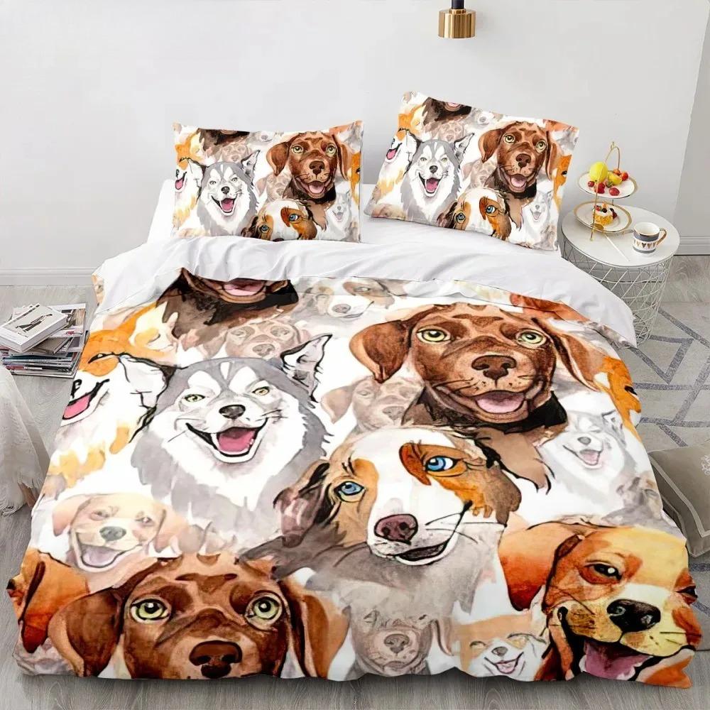 Shiba Inu Dog Bedding Set Animal Dogs Duvet Cover Double King Twin Single Bed Sets For Kids Boys Decor Home Custom Bed Linen