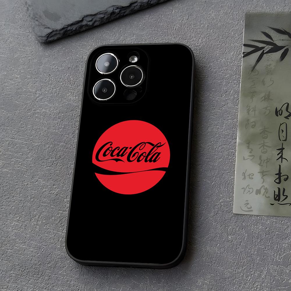 Hot C-Coca Drinks C-Cola Phone Case Funda For Iphone 13 17 16 11 15ProMax 14 12 Pro Xs Max Mini Xr X 7 8 6 6s Plus Covers