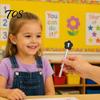Classroom Grouping Labels 30PCS Numbered Pencil Toppers, Reusable Prevent Confusion Labels, Management System Plastic Tracking Marker Clips,