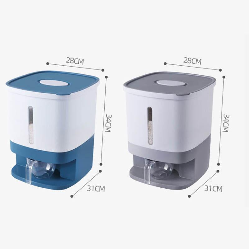 Kitchen Supplies Insects Moisture-proof Seal Rice Cylinder Rice Flour Storage Tank Storage Box Reservoir Box