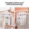 Pacote com 5 Sachês Absorvedores de Umidade Sachês Dessecantes Penduráveis Casa Dormitório Armário Banheiro Cozinha Sacos Absorvedores de Umidade Sem Fragrância