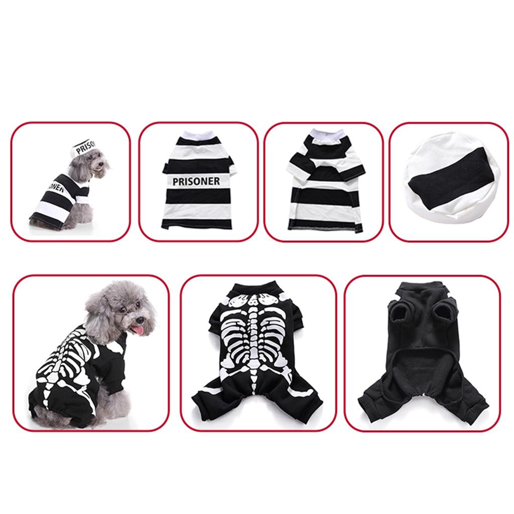 Verwandlung Hunde Overall mit Hut Set Weihnachten Hunde Pullover Winter Cosplay Party Kleine Hunde Pullover