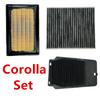 Luftfilter Innenraum und Pollenfilter Set für TOYOTA COROLLA Hybrid C-HR 1.8 Hybrid PRIUS 1.8 Hybrid (PHV) 17801-0M030 G92DH-47070