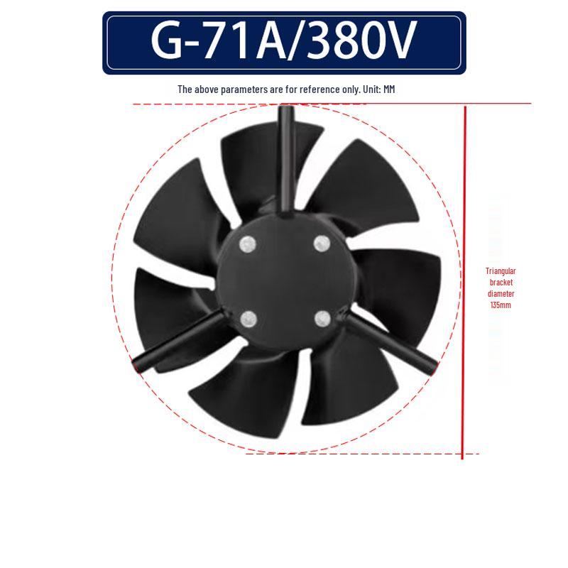 G-type 380V Variable Frequency Motor Cooling Fan with External Rotor