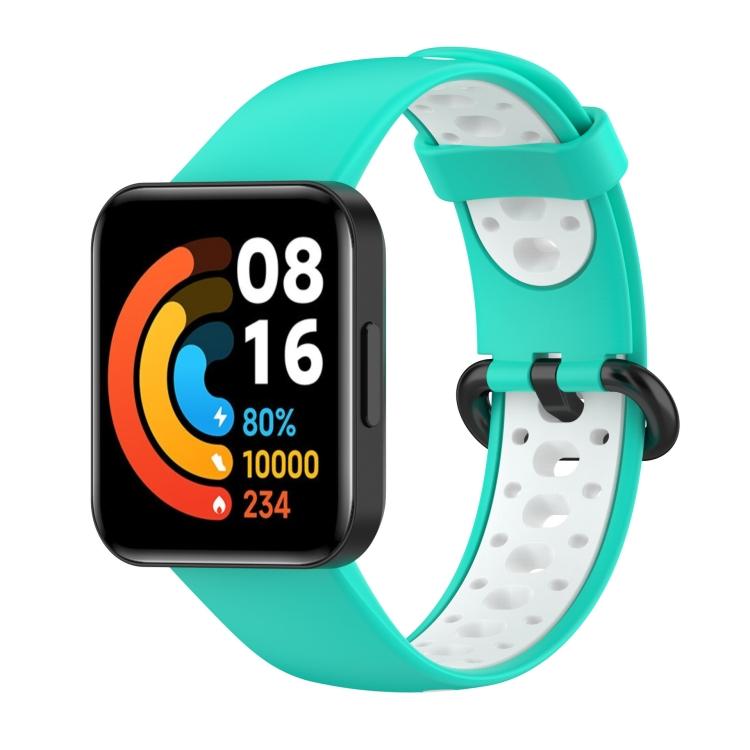 For Xiaomi Redmi Watch 2 Lite Two-Color Mixed Silicone Watch Band