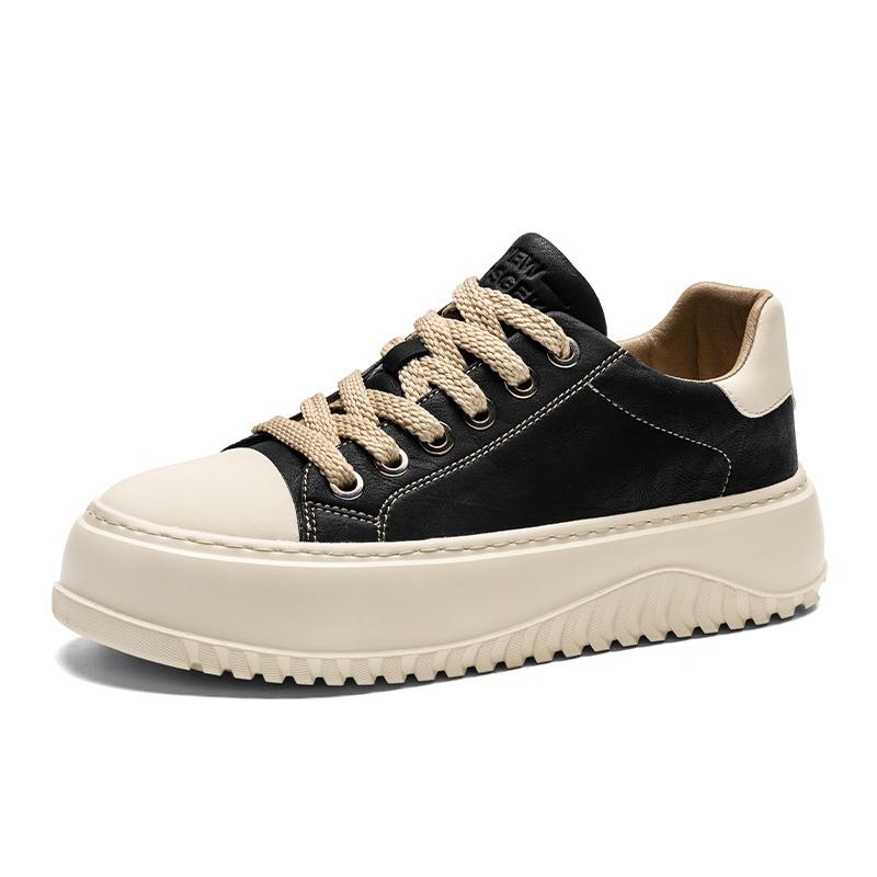 

Модные новые осенние и зимние мужские туфли для сноуборда Модные высококачественные стильные туфли для отдыха на открытом воздухе Повседневные молодежные туфли на толстой подошве 44 чёрный