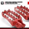 For GasGas EC 300 EC 250 EX 300 MC250F 2021-2023 Wide Foot Pegs Footrest For KTM EXC 300 EXCF 350 For Husqvarna TE 300 2017-2023