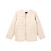 Retro Collarless Long Sleeve Jacket Men Jackets Pearl-White CV3488-219