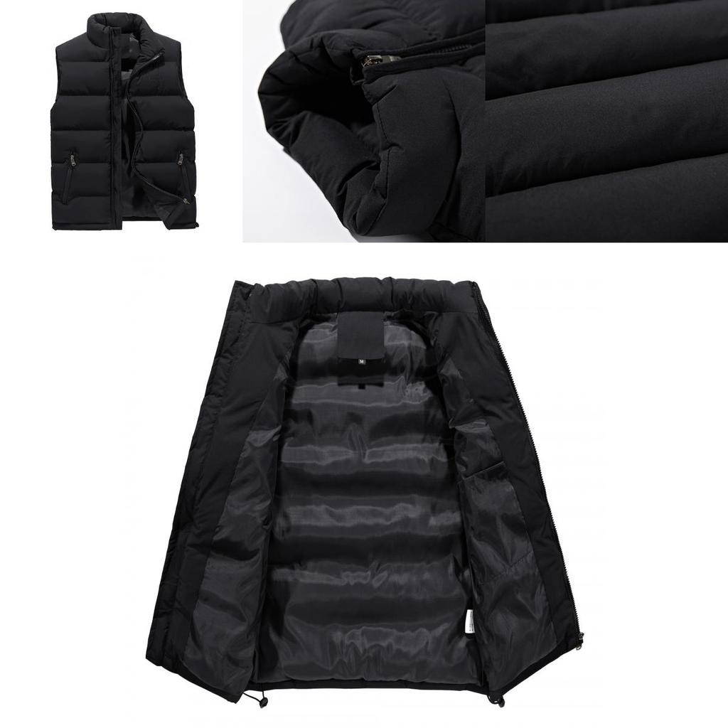 Winter Down Mens Vest Body Warmer Warm Sleeveless Padded Jacket Coat New