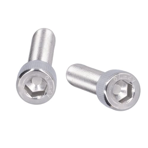 Four 1.25mm Fine Pitch M10 Socket Cap Screws, A2-70 Stainless Steel, Bright Finish, for Construction, DIY, and Automotive Applications (M10*40)