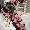 Flexible Artificial Maples Leaf Garlands Indoor Outdoors Halloween Theme Decors Easy Setups Sustainable Plastic Materials
