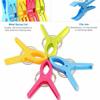 4PCS Kunststoff Handtuch Wind Große Clips Sonnenliege Strand Sonnenliege Klammern Kleidung Hängen Clips