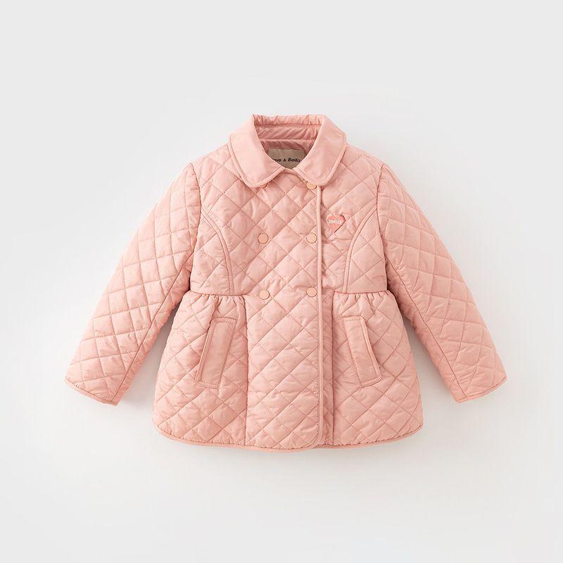 Женская зимняя куртка на хлопковом утеплителе Новое поступление Детское пальто Pink [Ready Stock] 160