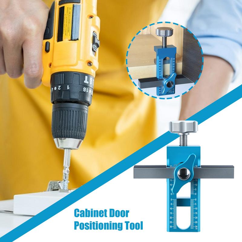 Cabinet Door Positioning Template Adjustable Length Cabinet Hardware Jig Wardrobe Mounting Clamp For Restaurant Home Drawer