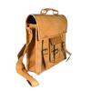 Men's Genuine Vintage Leather Messenger Laptop Briefcase Satchel Brown Bag