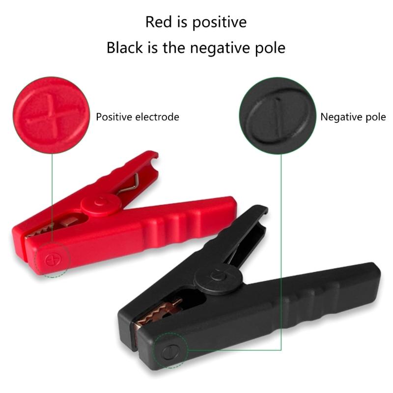 100-Amp Clamps for Charging and Testing Batteries