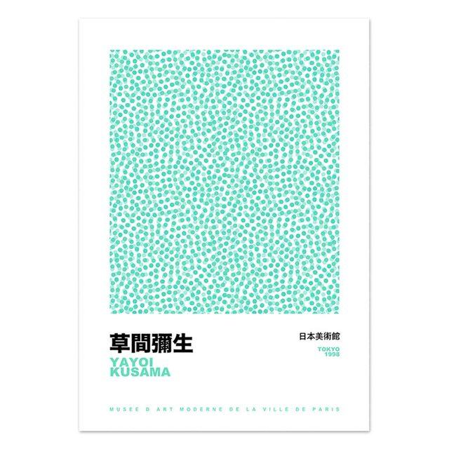 Yayoi Kusama Pumpkin Posters Abstract Nordic Canvas Painting Modern Wall Art Prints Gallery Decor Pictures for Living Room Decor
