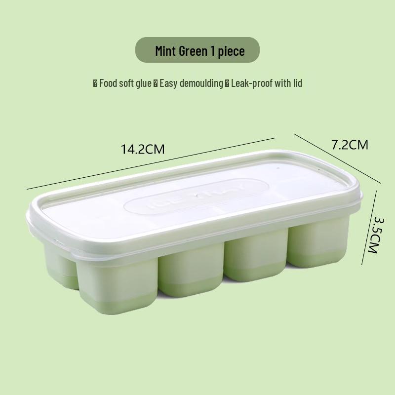 Food-Grade Silicone Ice Cube Tray for Home Use – DIY Quick-Freezing Ice Mold and Yogurt Ice Container