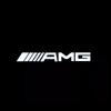 D8Mercedes Benz AMG a C E S Class CLA GLE GLC GLS CLS GLA GLK Car Metal Flat Hood Emblem Front Badge Decor Accessories Hubcap