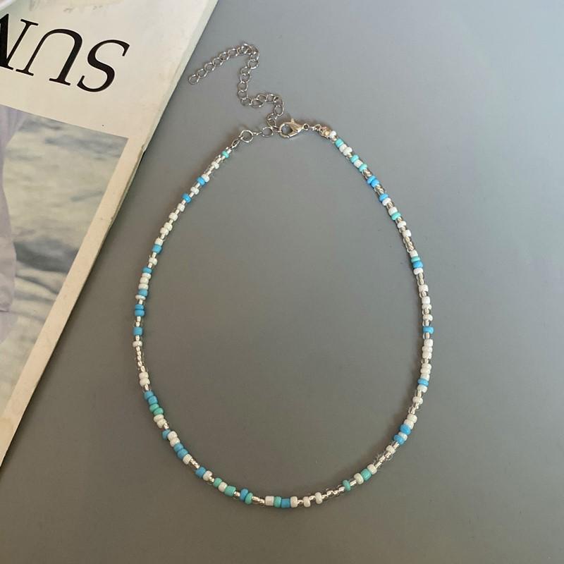 New Seed Beads Bohemia Choker Chain Fashion Charm Collar Colorful Handmade Colar Collar Necklace Jewelry Femme