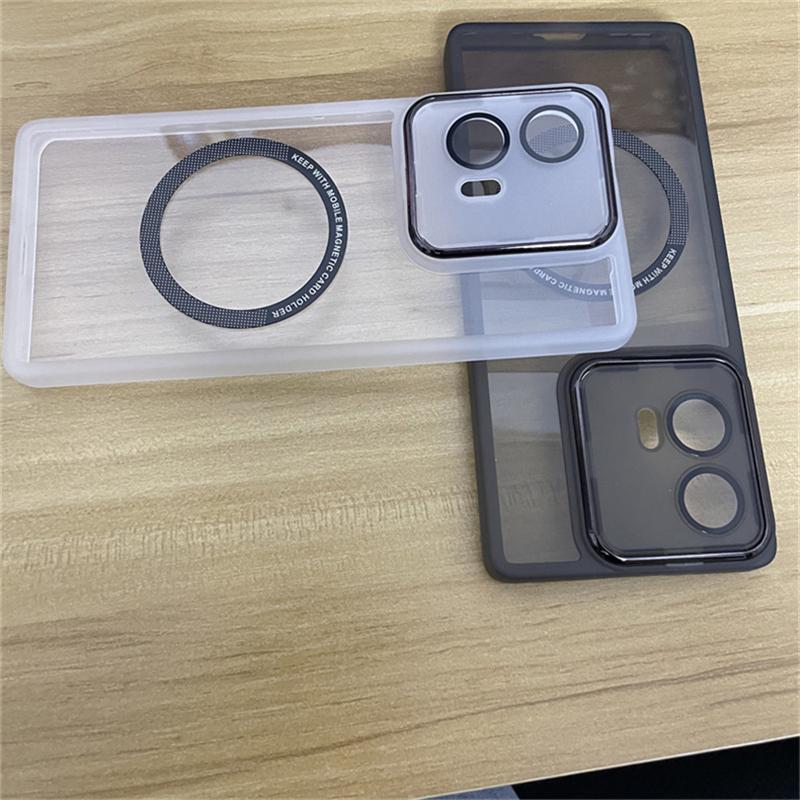Magnetische Hülle für Motorola G85 Hülle Weiches Silikon Transparent Für MagSafe Abdeckung Für Moto G 85 5G Kameraschutz Hülle Stoßstange