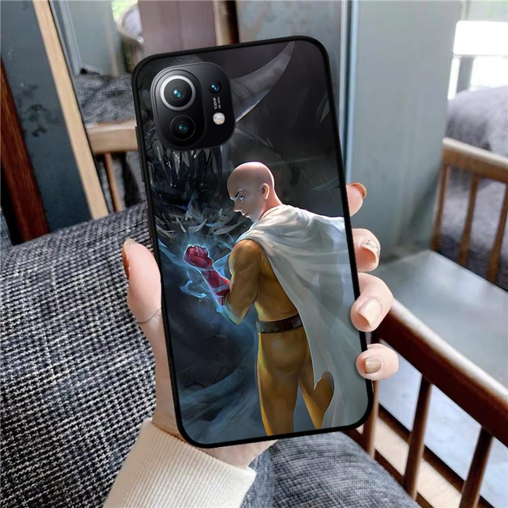 One Punch Man Phone Case For Xiaomi Mi 5X 8 9 10 11 12 Lite Pro 10T PocoX3pro PocoM3 Note 10 Pro Lite