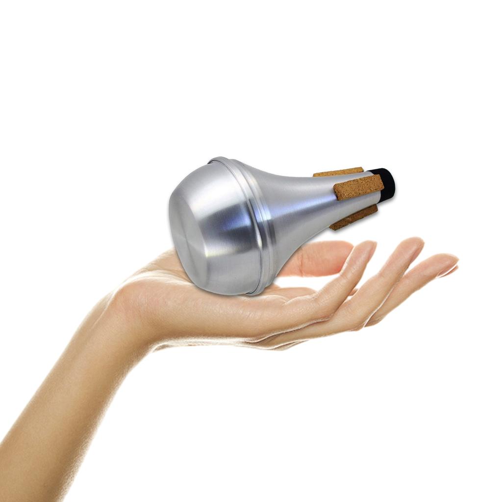 Straight Mute Trumpet Silencers Mini Trumpet Mute Aluminum Alloy Trumpet Mute Trumpet Silencers Trumpet Practice Mute