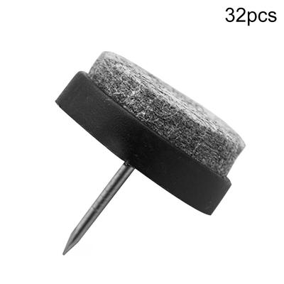 36PCS Round Shaped Non-Slip Chair Pads Felt Table Chair Leg Mat Pads Tile Floor Protectors Sofa Glides Skid Tile