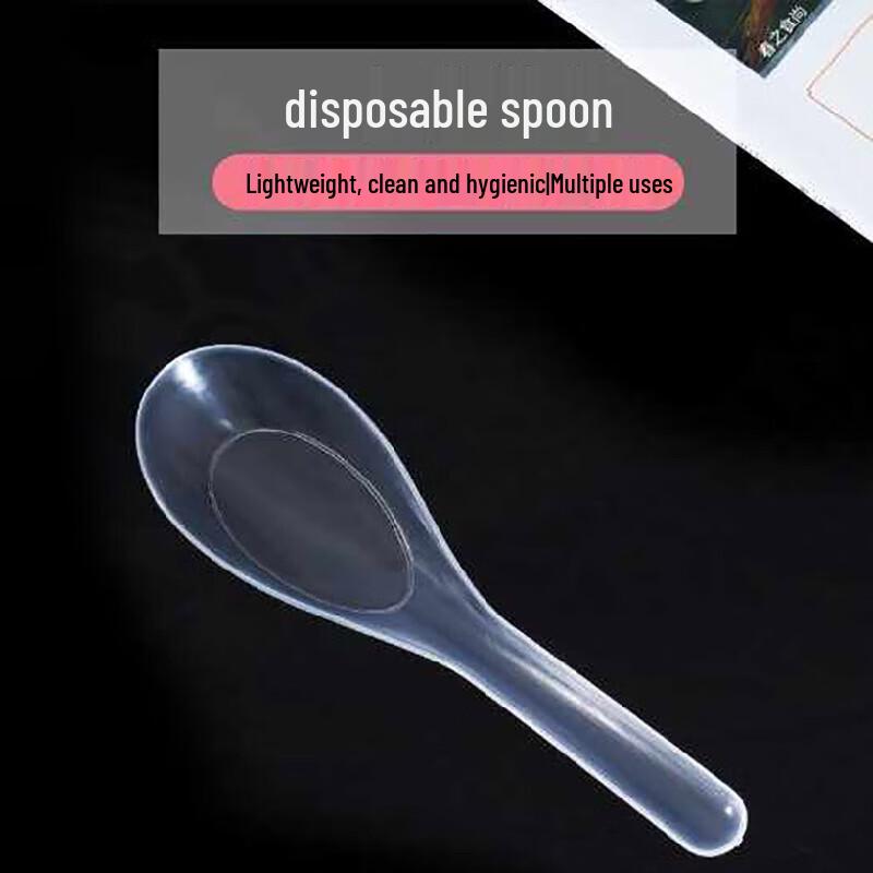 Thickened Disposable Plastic Spoons