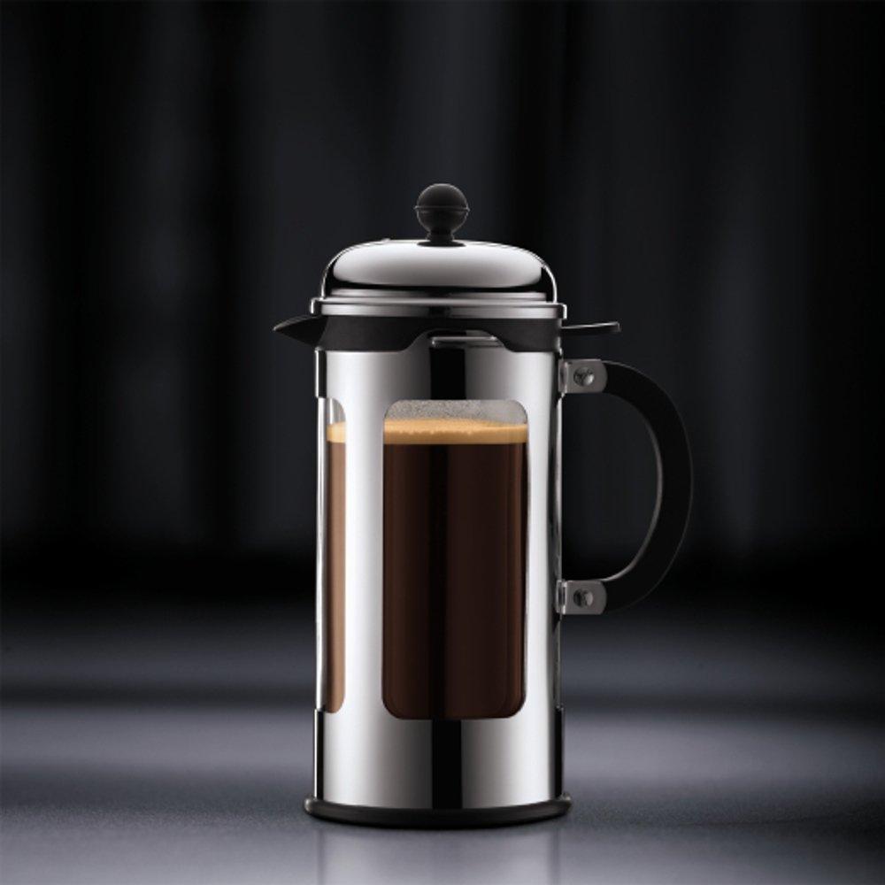 BODUM CHAMBORD French Press Coffee Maker Silver 1.0L [Genuine] 11172-16
