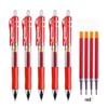 0.5mm Clickable Ballpoint Pen Refill in Black, Red, Blue - Ideal for Signatures and Meetings, Perfect for Students and Office Use
