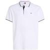 Logo Solid Color Short Sleeve Polo Shirt Men Tops White DM0DM19504-YBR