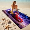 Lightning McQueen Beach Towel Outdoor Camping Beach Towel for Vacation Swim Outdoor Pool Absorbent Bath Towel