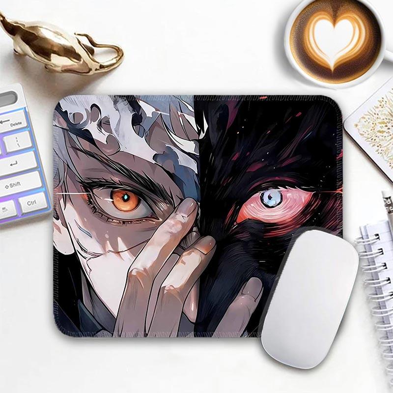 Anime Satoru Gojo Standard-Mauspad Jujutsu Kaisen Mausmatte Kleine Gaming-Mausmatte Reise-Mausmatte Rutschfeste Büro-Mausmatte