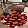 1pc Christmas Theme Office Chair Mat - Anime Cartoon Design, Non-Slip Carpet for Home Decor, Suitable for All Seasons.Z007