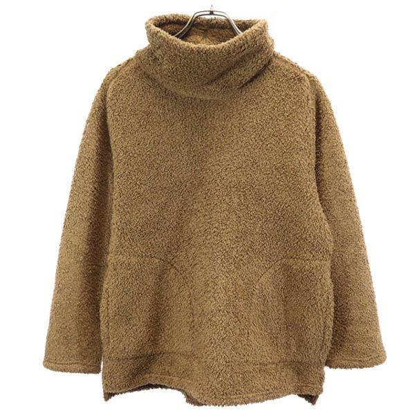 

WILDTHINGS Mokomoko turtleneck sweat M Brown pullover Men s Used