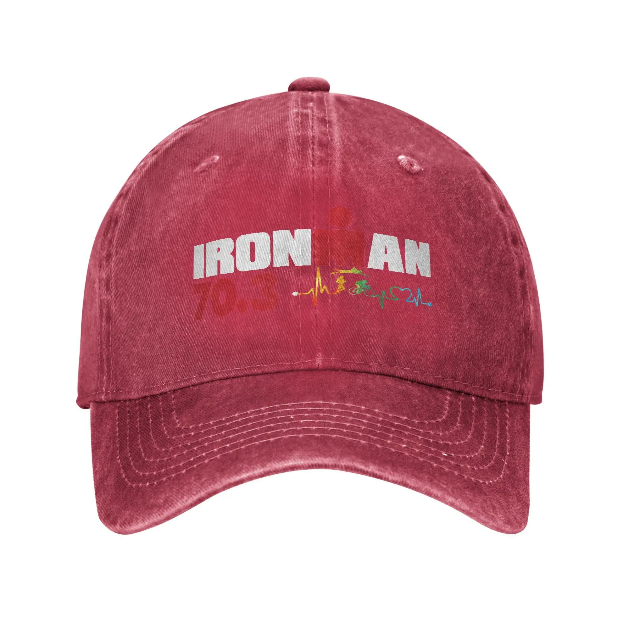 Triathloned Sport Marathon Trucker Hats Accessories For Unisex Baseball Caps Run Swim Casual Headwear Snapback Caps Adjustable One Size
