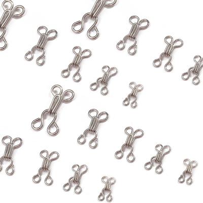 24pairs Metall Stealth Haken Knöpfe Mantel Schnalle Unsichtbare Dunkle Schnalle Kleidung Versteckte Haken Knopf Für Kleidungsstück Nähen Zubehör