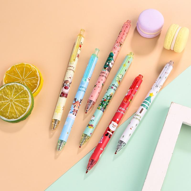 1Pc Christmas Cartoon Pen for School & Office | Smooth Writing & Quick-Drying Back To School Gifts During The Back To School Season Suitable for Sch